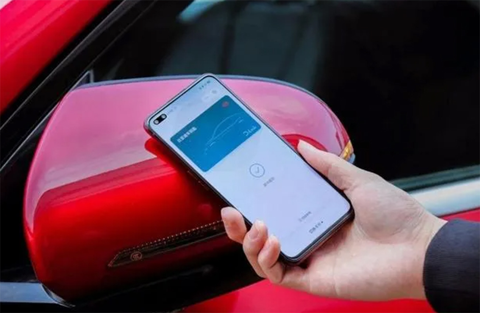 nfc mobile phone car key function 