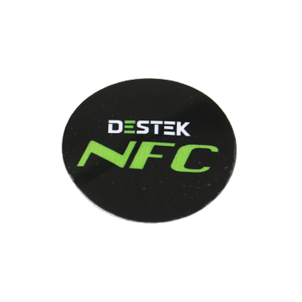 30mm Round Shape Ntag215 Nfc Sticker 