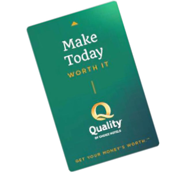 Quality Inn by Choice Hotel Key Card