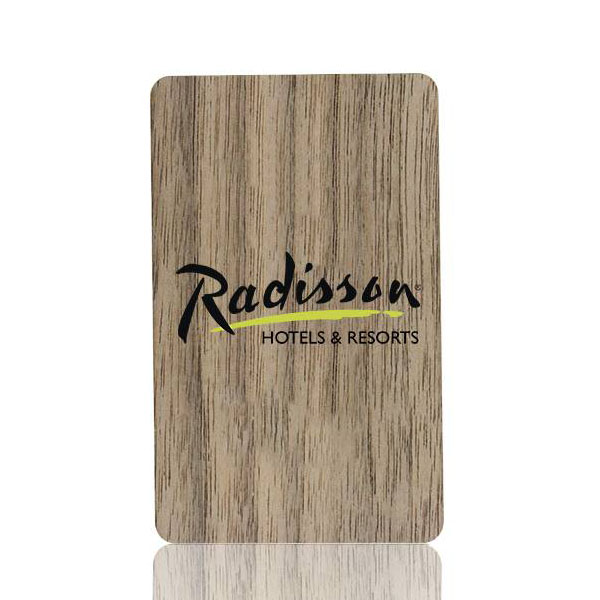 Salto Wooden Key Card for Hotel Registry