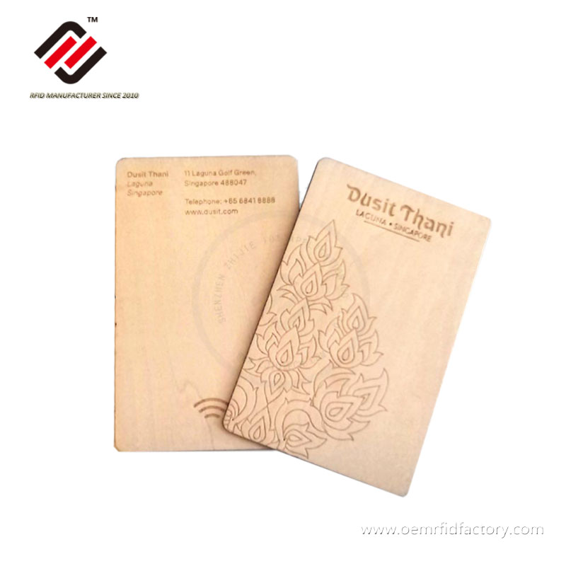 Colored Wooden Vingcard for Hotel Key Card