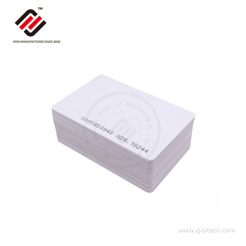 Custom Printable PVC 125KHz LF Blank RFID Card 