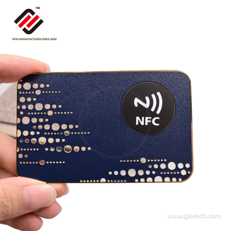Wholesale Price 13.56MHz HF RFID Metal Cards 