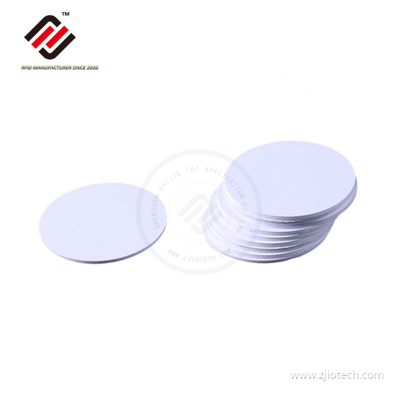 25mm Diameter ISO15693 I CODE SLIX NFC Coin Tag 