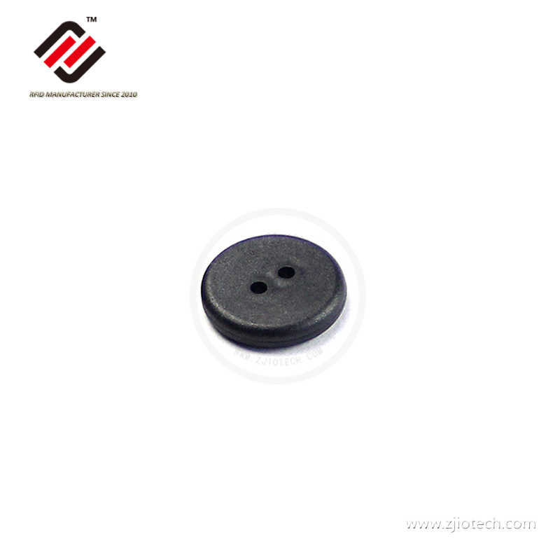 HF ICode Slix 15mm Round Heat Resistant PPS RFID Tag