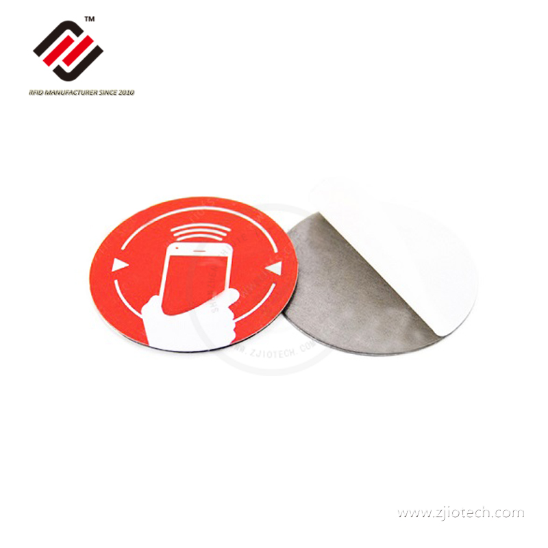 Customized Printing Anti Metal NTAG215 RFID Sticker 
