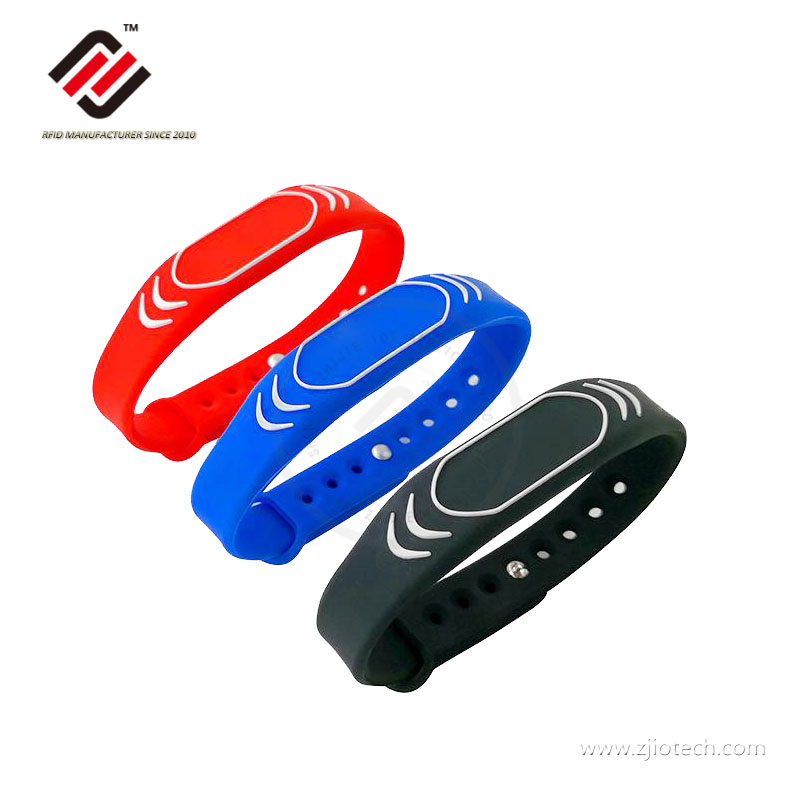 Printable Silicone 13.56MHz N213 NFC Wristband Waterproof 
