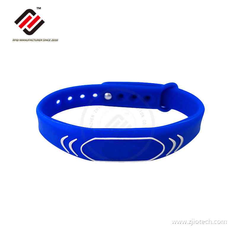 Printable Silicone 13.56MHz NTAG213 NFC Wristband Waterproof 