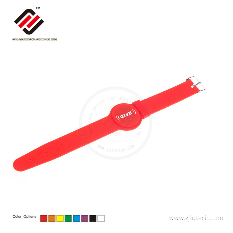 ISO14443A Utralight EV1 13.56MHz RFID Silicone Bracelet Watch Clasp