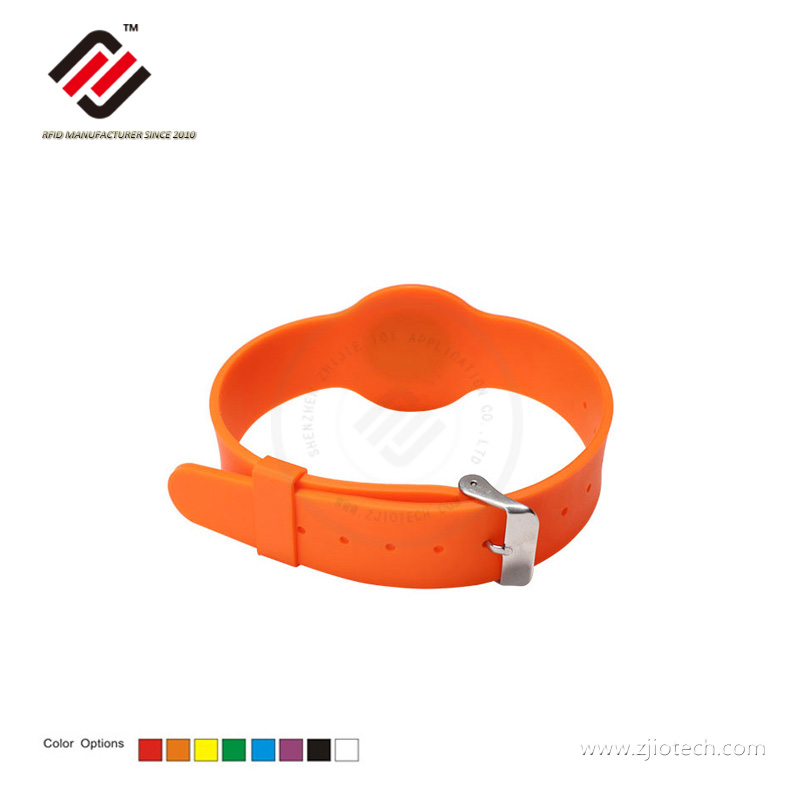 ISO14443A Utralight EV1 13.56MHz RFID Silicone Bracelet Watch Clasp 