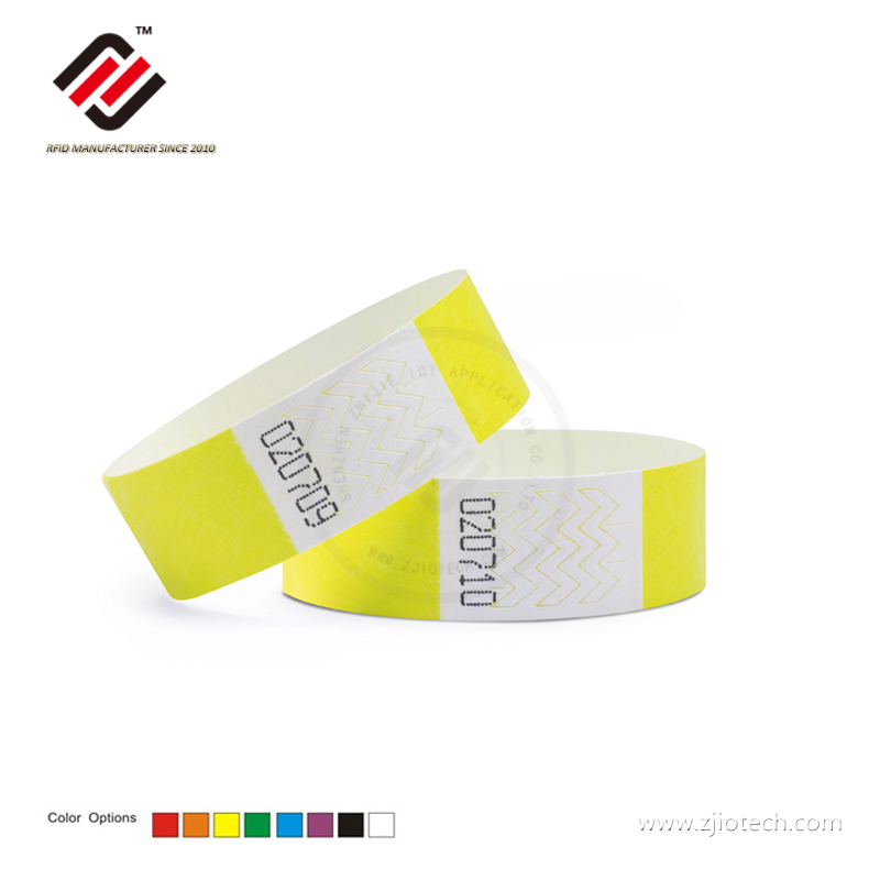 Disposable Event Ntag213 NFC Tyvek Paper Wristbands 