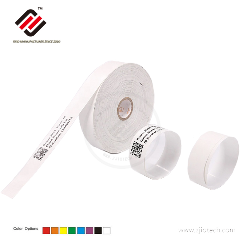Music Festival Event Synthetic Paper NTAG215 NFC Wristband 