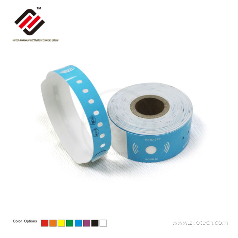 Ultralight EV1 Disposable Synthetic Paper Water Proof RFID Bracelet 