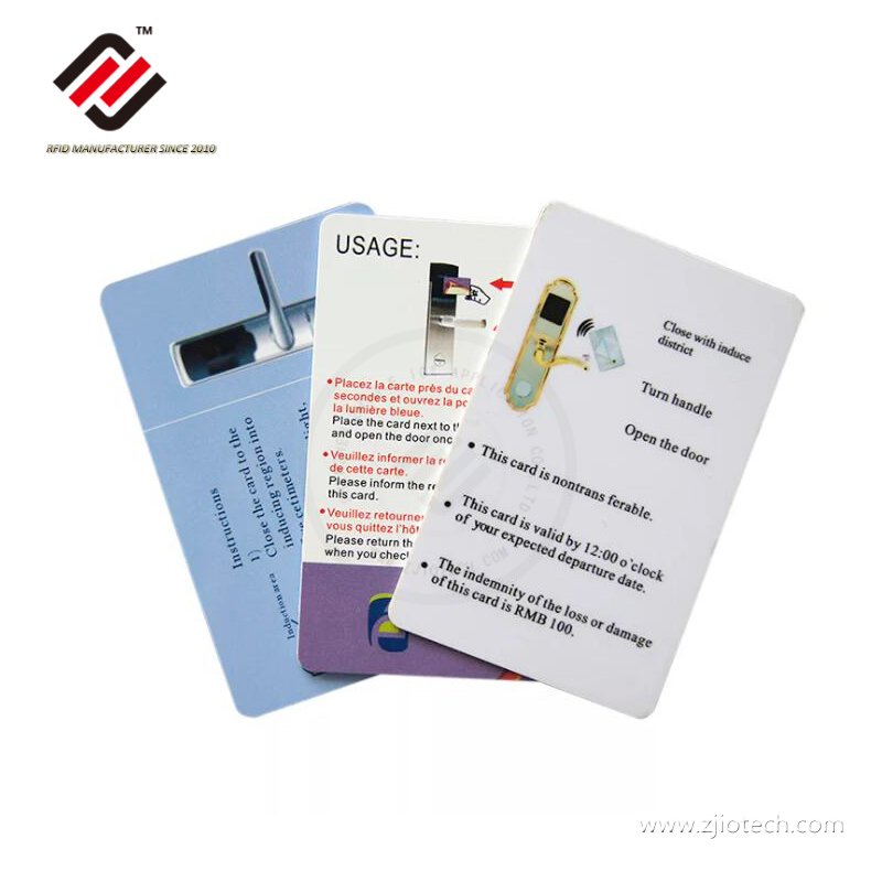Custom Printed Hotel Control Access RFID Card For Orbita RF Lock