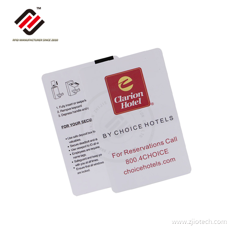 Custom Printed Hotel Control Access RFID Card For Orbita RF Lock 
