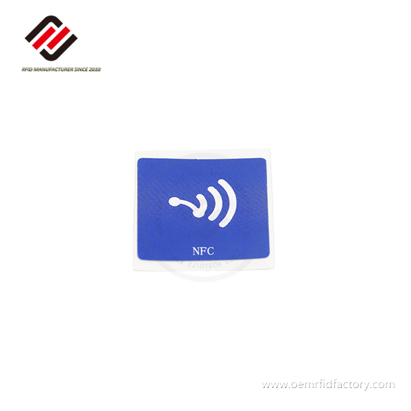 30x30MM NFC Forum Type2 Waterproof NTAG216 Printable NFC PET Sticker 