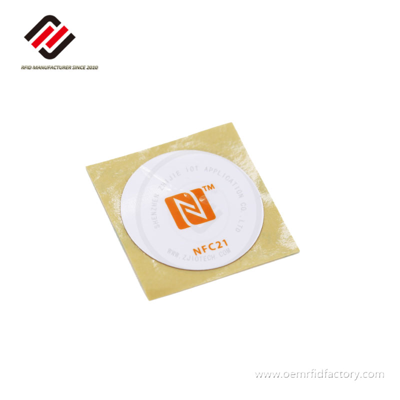 13.56Mhz Counterfeit Protection NFC Sticker ICODE SLIX Chip Label 