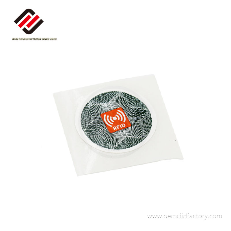 13.56Mhz Counterfeit Protection NFC Sticker I CODE SLIX Chip Label 
