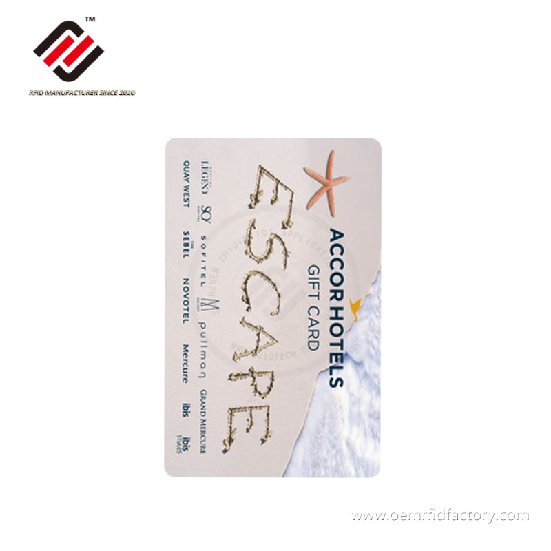 Custom Printing Accor Hotel RFID Key Card 