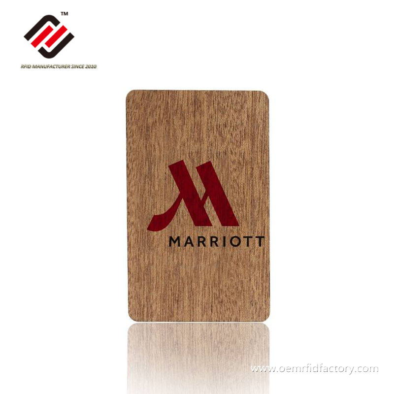 Colored Wooden Vingcard for Hotel Key Card 