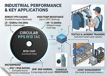 LF vs. HF vs. UHF PPS Laundry Tags: Which is Better for Industrial Linen Tracking?